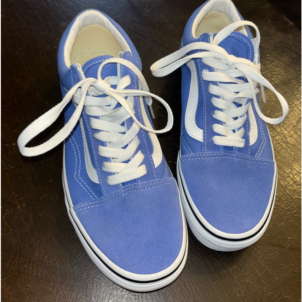 Brand new Blue old Skool vans